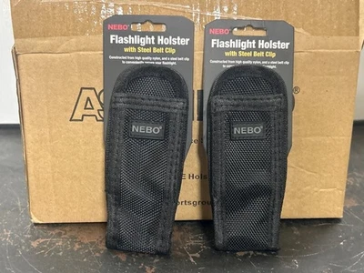 1x Nebo 6274 Flashlight Holster with Steel Belt Clip