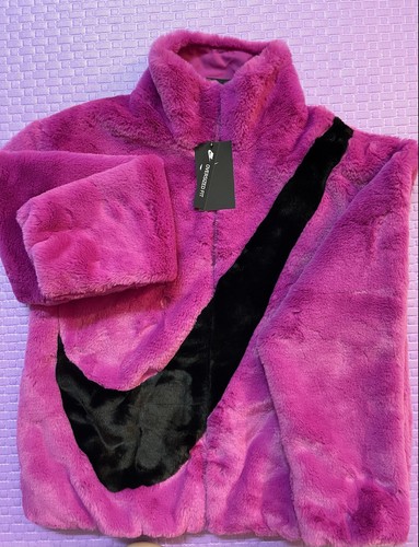 Nike Women's Sportswear Faux Fur Jacket 
