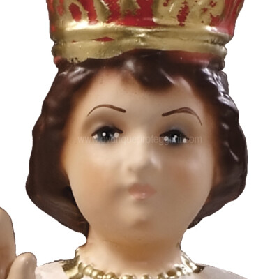PRETYZOOM Statua Di Gesù Bambino Di Praga In Resina – Scultura Da Tavolo Cattolica, Colore, Dimensioni 22.5x12x8.5 Cm, Per Decorazione E Regalo