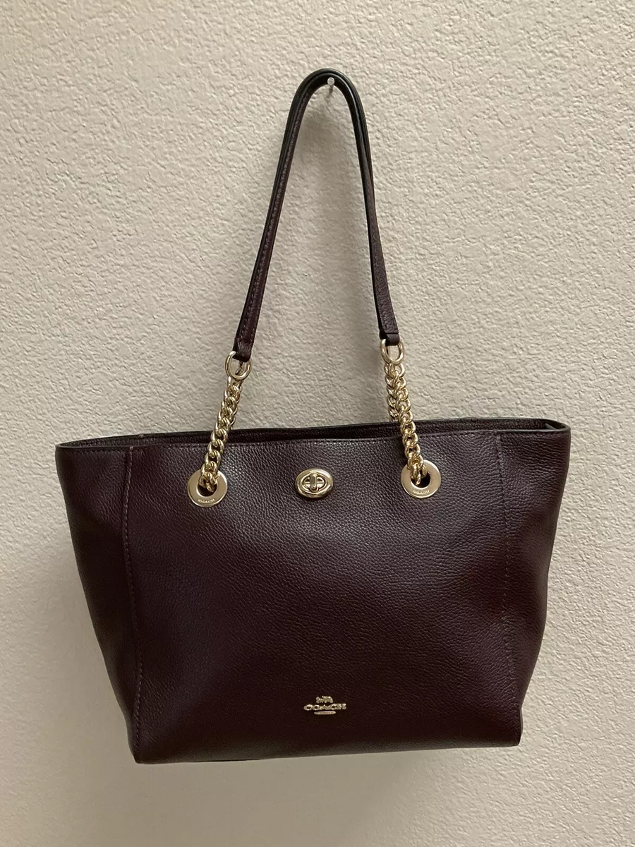 COACH®  Turnlock Chain Tote 27