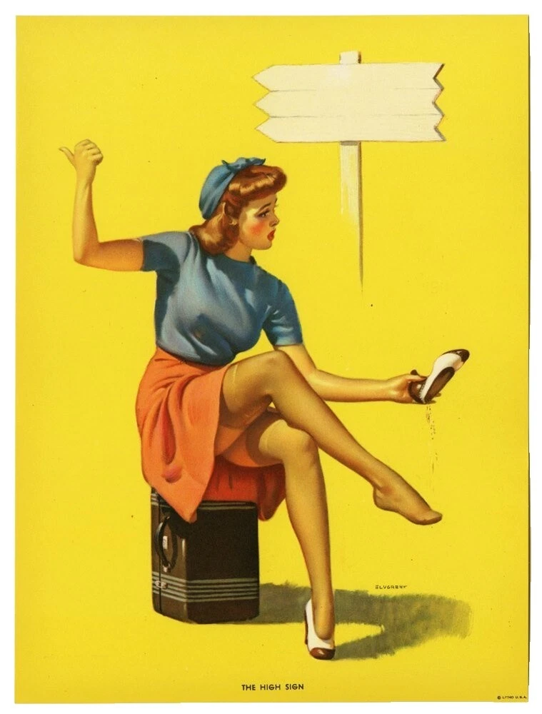 Gil Elvgren realismo Arte Impresiones