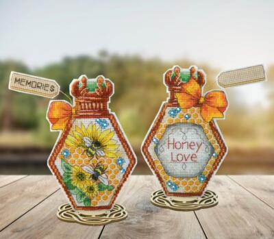 Crystal Art Counted cross stitch kit T-77C Set of pictures Scent of life