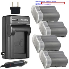 Kastar Battery AC Travel Charger for Nikon EN-EL15e & Nikon Z7 Nikon 1V1 Camera