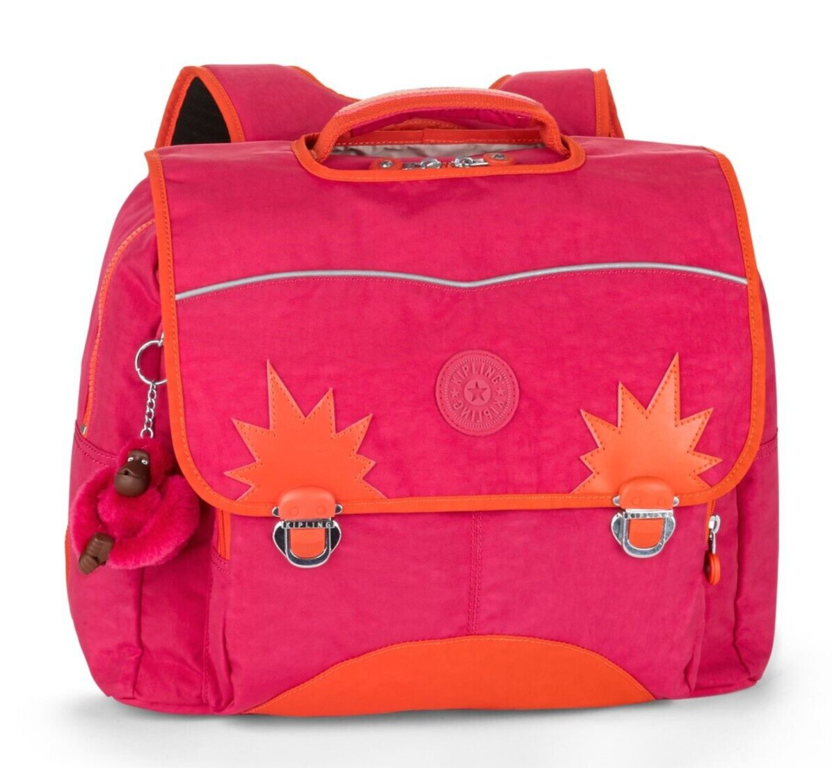 Kipling INIKO School Bag Backpack - Strawb Ice C RRP £94