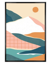 27x40 Rounded Black Poster Picture Frame