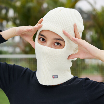 Skiing Helmet Balaclava Ski Face Cover Winter Fleece Thermal Windproof Warmer