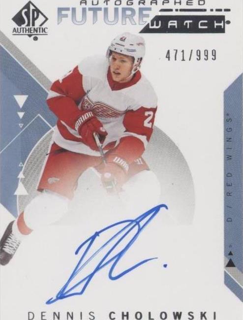 2018-19 SP Authentic - Dennis Cholowski #213 - 1 of 1