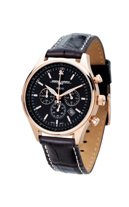 New Jorg Gray JG6500-22 37mm Presidential Edition Chronograph Watch 