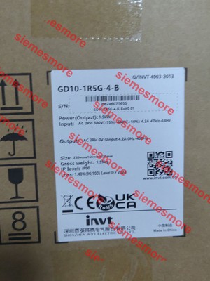 1PC New INVT GD10-1R5G-4-B (1.5KW) Inverter