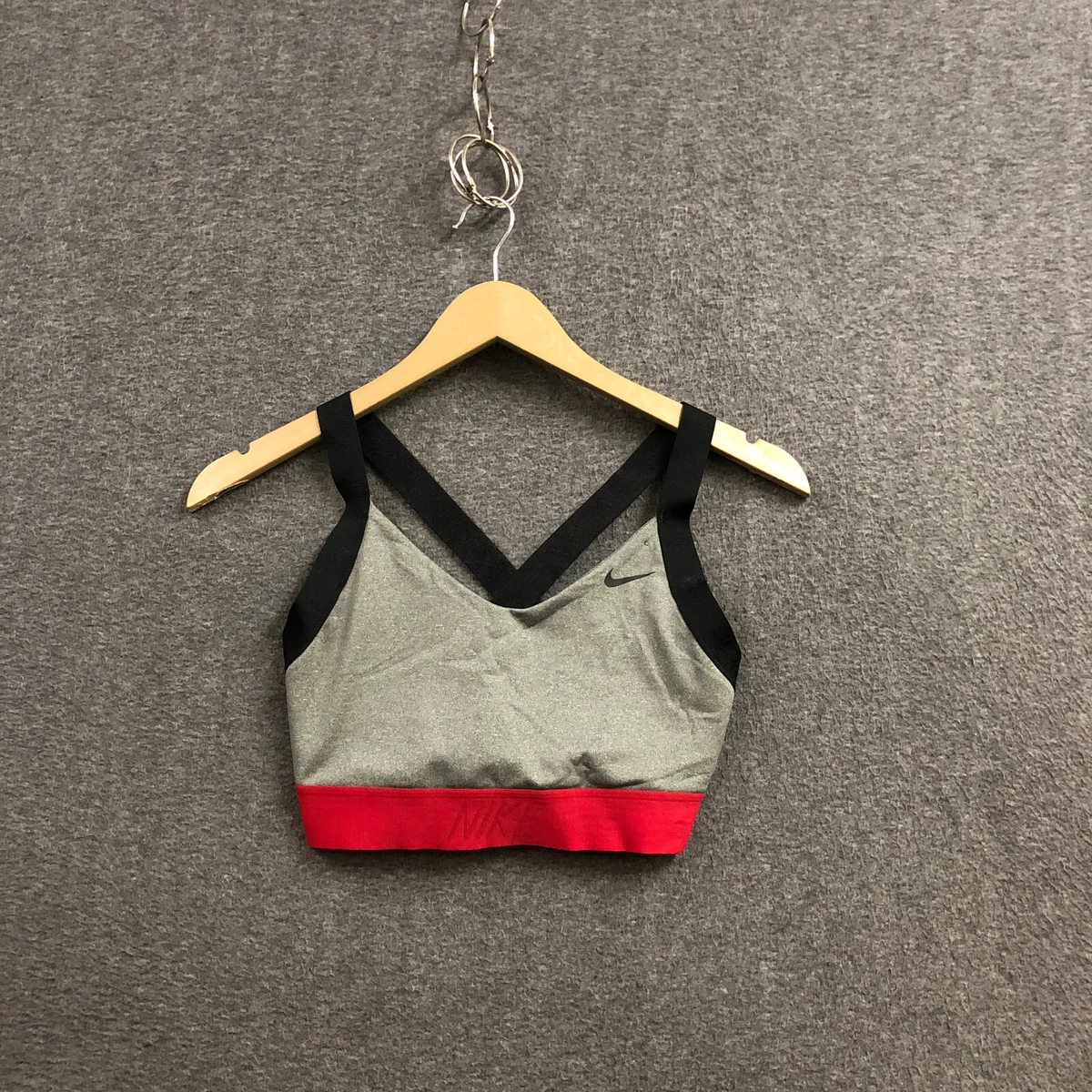 Nike pro indy logo back bra sale