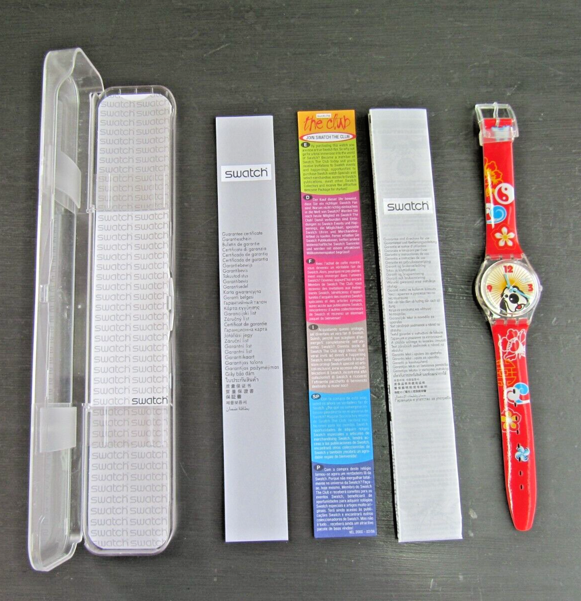 Swatch Watch GOU LAI FU Chinese New Year 2006 UK