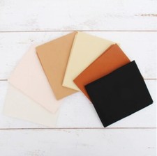 Fat Quarter Bundles Sets - 6 Neutral Solids in 100 Premium Cotton Fabric