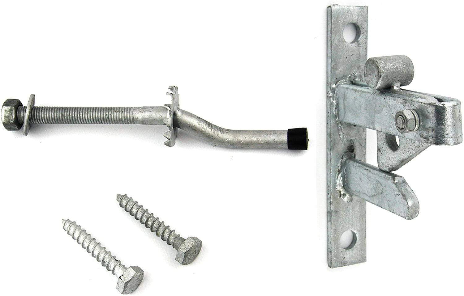 Field Gate Latch Catch Auto UK Pattern HEAVY Galvanised lockable Inc Fixings