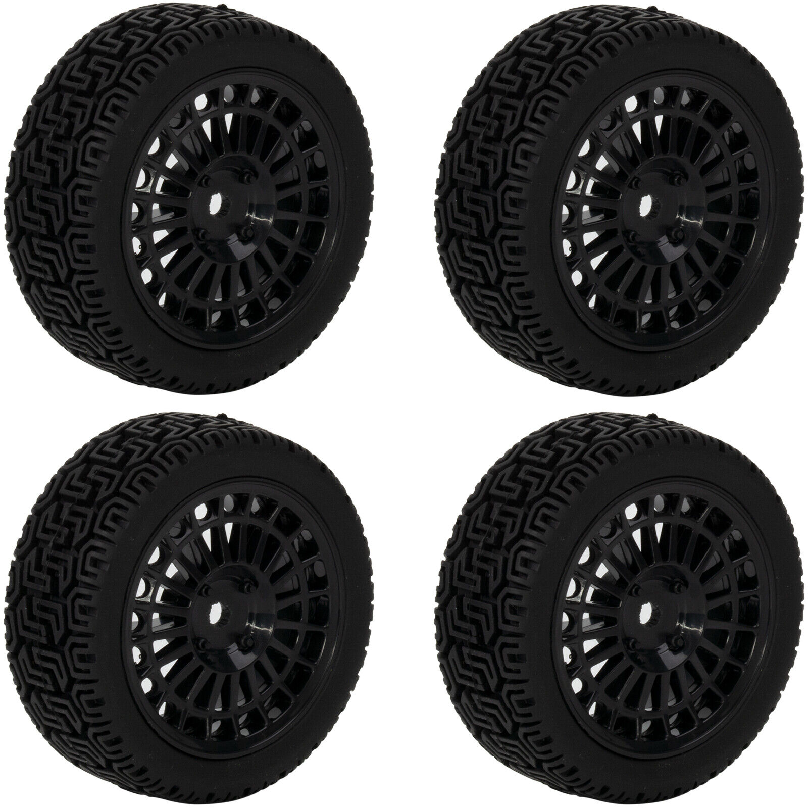 1/10 RC On-Road Car Wheels and Tires for Tamiya TT-01 TT-02 DF03 XV01 HSP  HPI