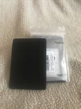Chelmon Slim Wallet RFID Front Pocket Wallet Black Matte NWT