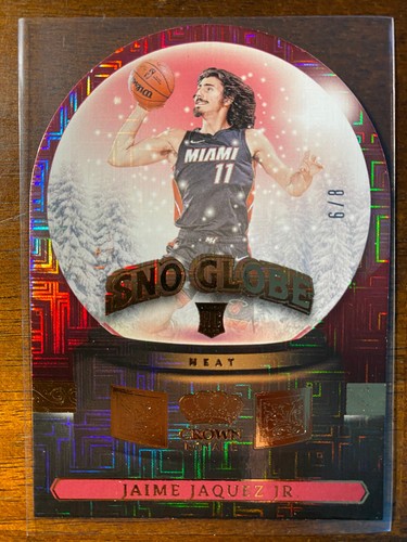 2023-24 Panini Crown Royale Jaime Jaquez Jr. #20 RC Sno Globe Gold International - Imagen 1 de 2