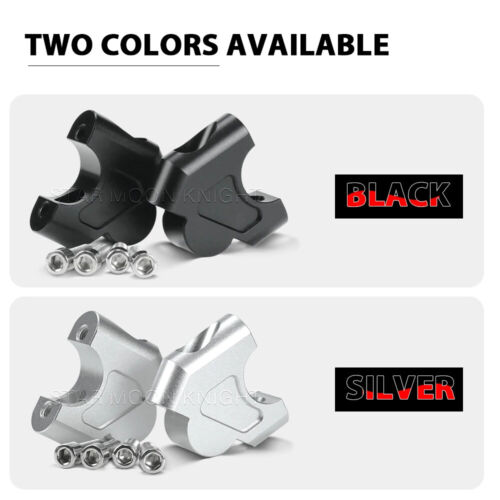 Motorcycle Accessories For Honda CB650R 2019-2024 Handlebar Riser Clamp Adapter - Picture 3 of 15