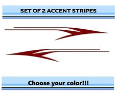 2 Rv Car Truck Pontoon Boat Trailer Side Accent Decals Graphics Stripes St35 2 Rv Car Truck Pontoon Boat Trailer Side Accent Decals Graphics Stripes St35