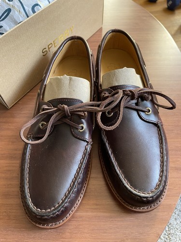 Sperry Gold Cup Leather Sole Men's 9m 