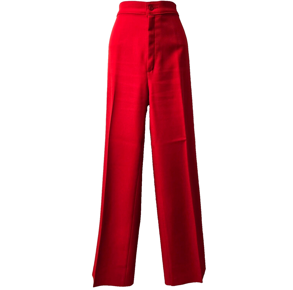 Levis High Waist Trouser Pants 16 Straight Leg Polyester Red