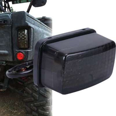 LED Smoke Lens Tail Brake Light For Yamaha Rhino Grizzly Kodiak - Foto 11