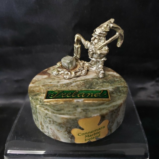 Pewter Connemara Mining Gnome Figurine Ireland eBay