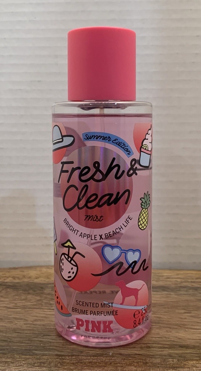 Fragrance Mist Clean Vacay Fresh Clean Victoria Secret Pink