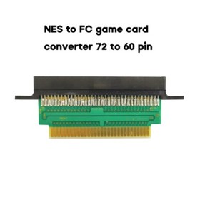 Portable Adapter 72Pin to 60Pin Adapter for NES Card To for Console Converter
