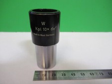 MICROSCOPE PART CARL ZEISS EYEPIECE OCULAR KPL 10X LENS AS PICTURED G2-A-02