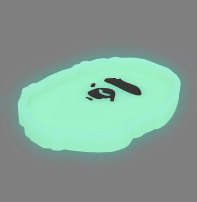 A BATHING APE Goods APE HEAD GLOW IN THE DARK TRAY 1L30182022 | eBay