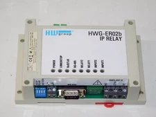 HW Group HWG-ER02b IP Relay Module Full RS-232/485 Serial Port Connector 600552