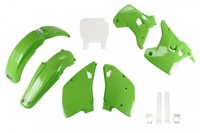 Set Plastics Motorradverkleidungen Full Kawasaki KX 125 - 250 1992 Ufo Plast