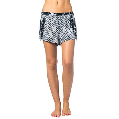 RIP CURL Damen Shorts Island Love Strandshorts Kurzehose, schwarz/Weiß, XS