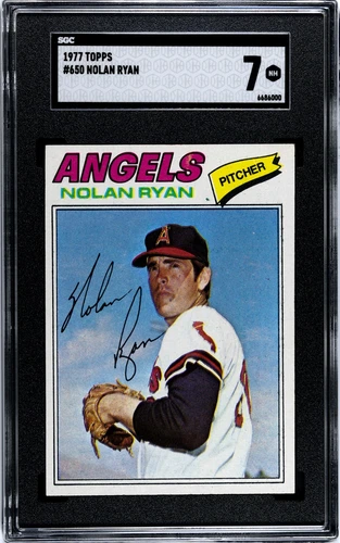 1977 Topps Nolan Ryan #650 SGC 7