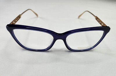 CHOPARD VCH254 956Y BLUE GOLD OPTICAL FRAME EYESIZE 54-16-135 MADE IN ITALY