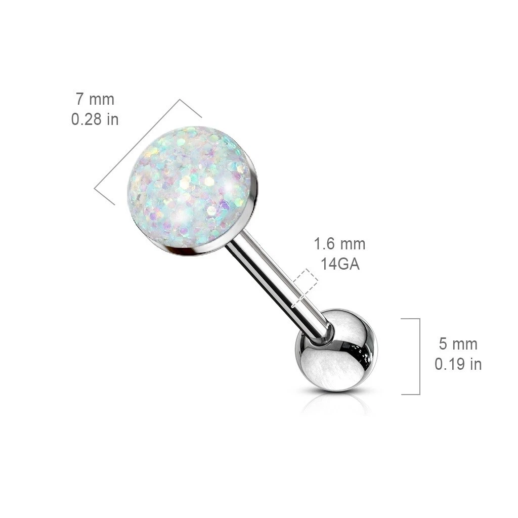 Sparkly tongue bar clearance