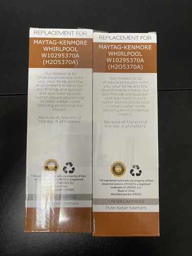 Maytag-kenmore Confezione 2 Filtri Acqua Frigorifero Whirlpool Fast Fill H205370A Nuovo - Foto 5 di 5