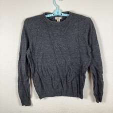 Dockers Mens Sweater Sz M Long Sleeve Crew Neck Soft Pullover Gray Excellent