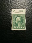 1912 1c Green Postage Stamp Scott 405 Top Plate 5881 (RARE) Well Extremely Fine. — photo 4