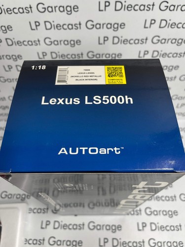 AUTOart 2018 Lexus LS500h Morello Red Metallic 1:18 Scale Diecast 78869 - Picture 5 of 5