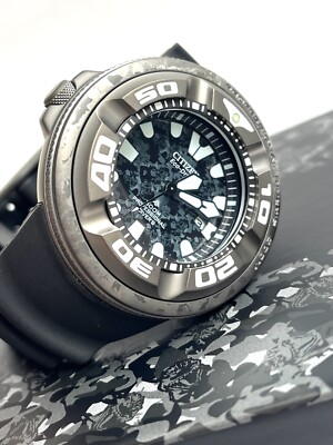 New! Citizen Promaster Godzilla Watch BJ8056-01E Black 30ATM Diver
