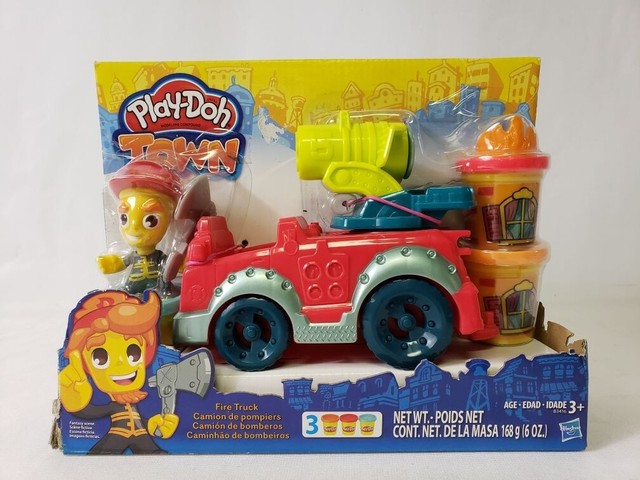 play doh town fire truck