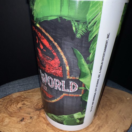 Vintage Rare Jurassic Park The Lost World Movie Theater Cup 1996 Never Used New - Picture 6 of 7