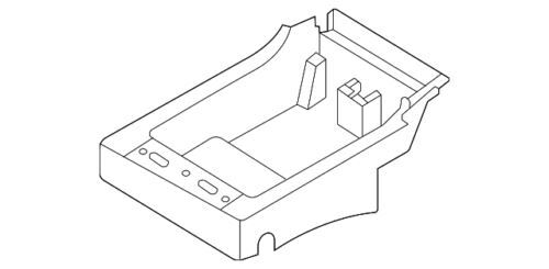Cajón de almacenamiento del asiento central delantero para Ford F-150 2015-2020 (N/P JL3Z-18115A00-AB)