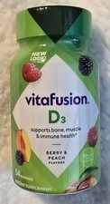 VitaFusion Vitamin D3 Bone  Immune Support Peach  Berry, 54 Gummies