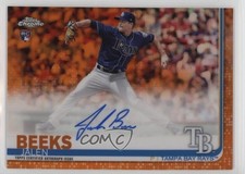 2019 Topps Chrome Rookie Orange Refractor 2/25 Jalen Beeks #RA-JBE Auto 13iq