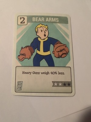 Fallout Trading Card Series 2 Dynamite (2019) Perk PC-15 ''Bear Arms''