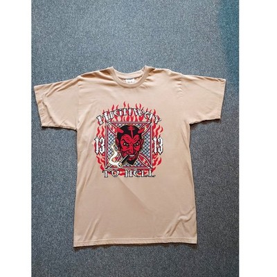 B&C T-Shirt Highway To Hell Beige