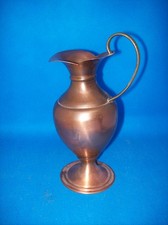 KUPFER + Messing Kanne Deko Vase 20cm hoch Cu