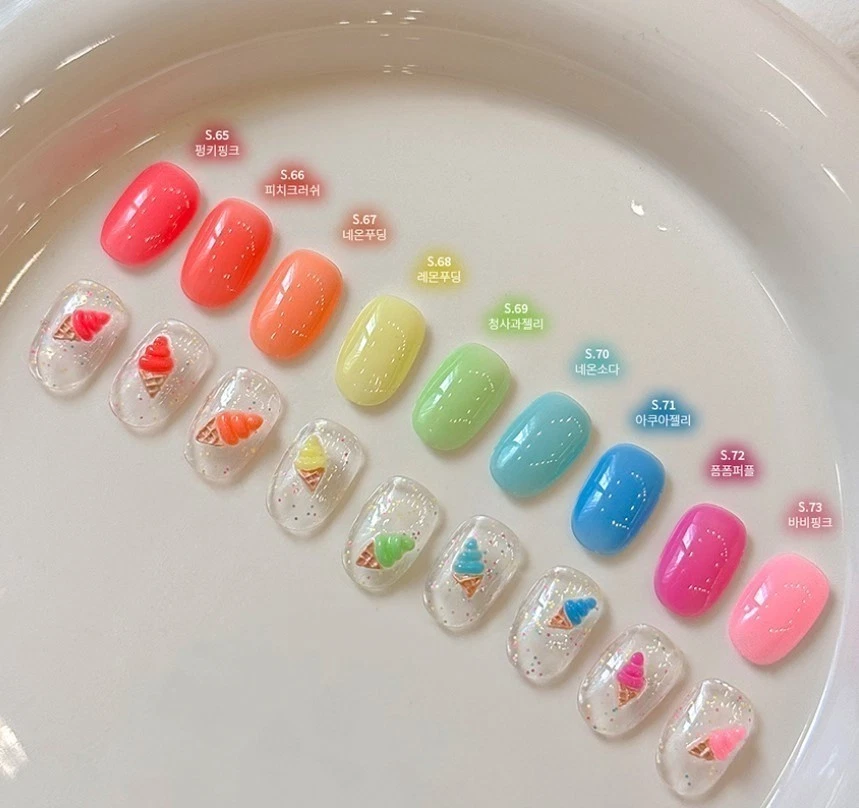 Yogurt Nail Neon Pudding Gel Polish 10 Colors Set 8ml K-Beauty Tracked NEW
Opens in a new window or